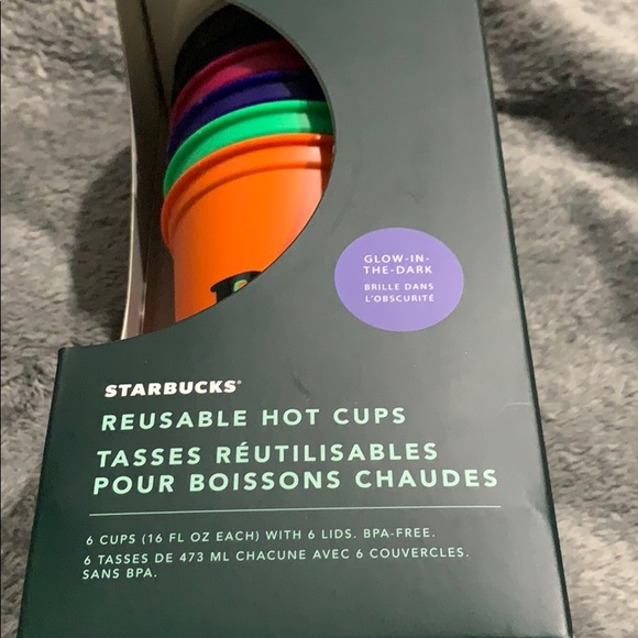 Starbucks glow in the dark reusable hot cups - Picture 3 of 3